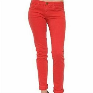 Current/Elliot Crimson Red Skinny Jeans size 30